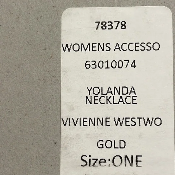 🔥100% Authentic VIVIENNE WESTWOOD Yolanda Necklace - Picture 9 of 10